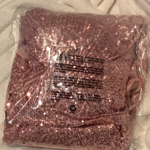 CITY Chic Sequin Izzy Party Evening Mini Dress Rose Size 16 (P20.20) - Picture 7 of 8